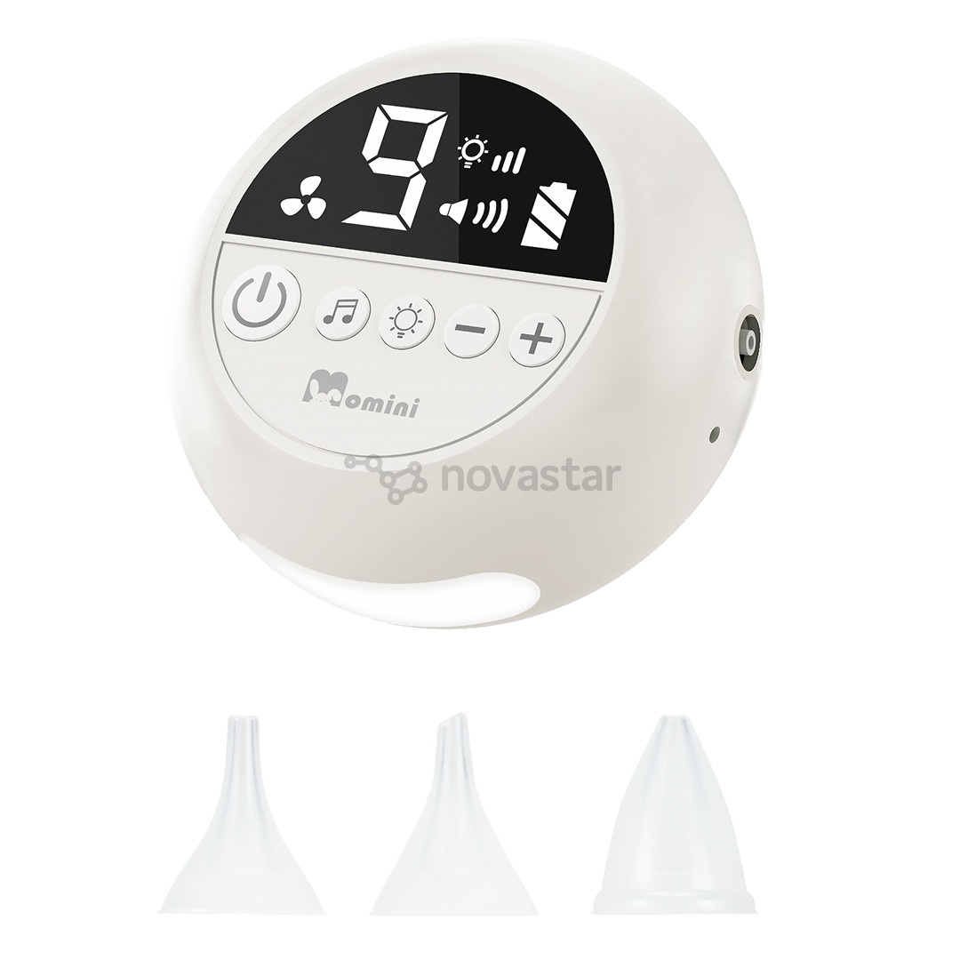Momini Sniffley, white - Automatic nasal aspirator