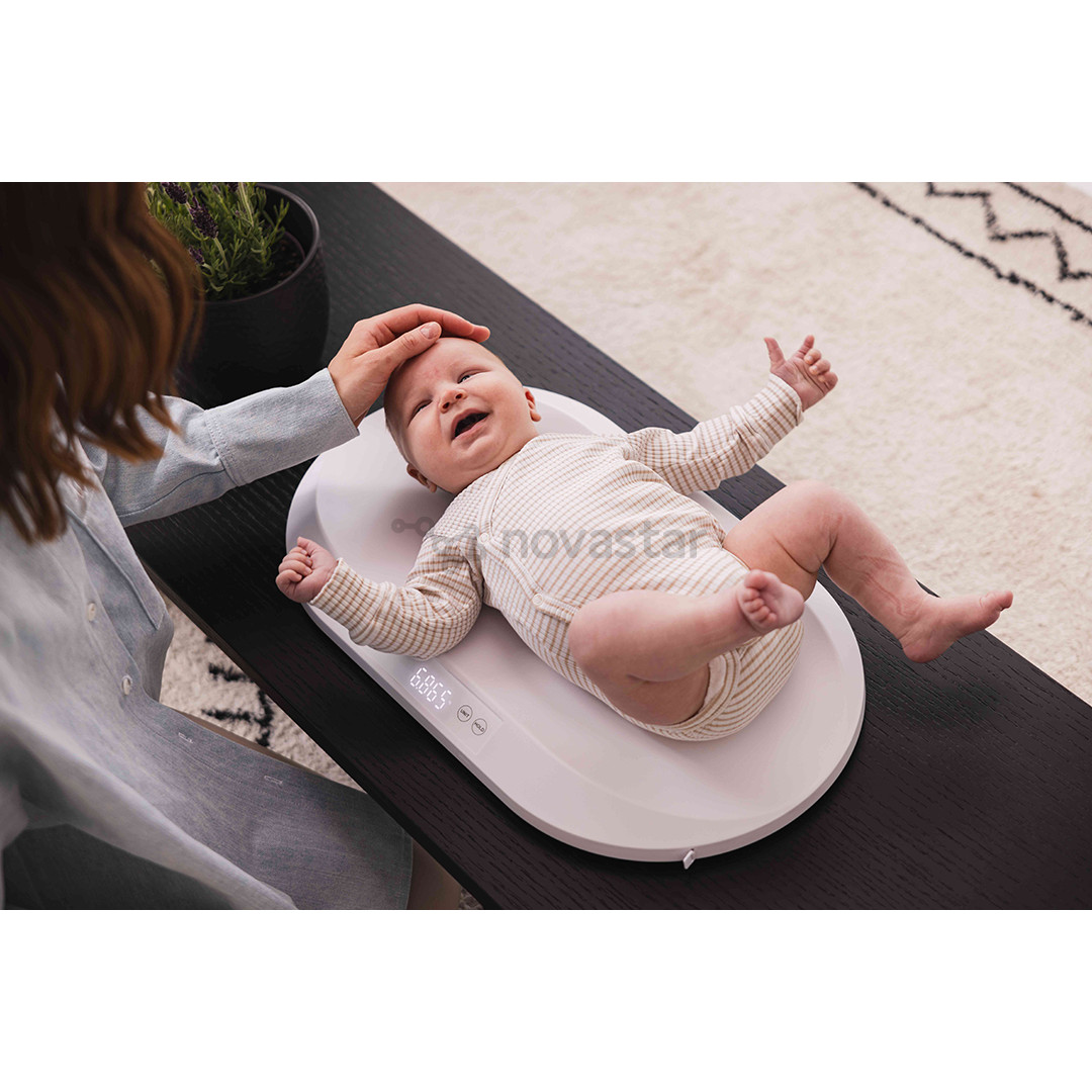 Momini TinyTally, iki 40 kg, baltos - Kūdikių svarstyklės