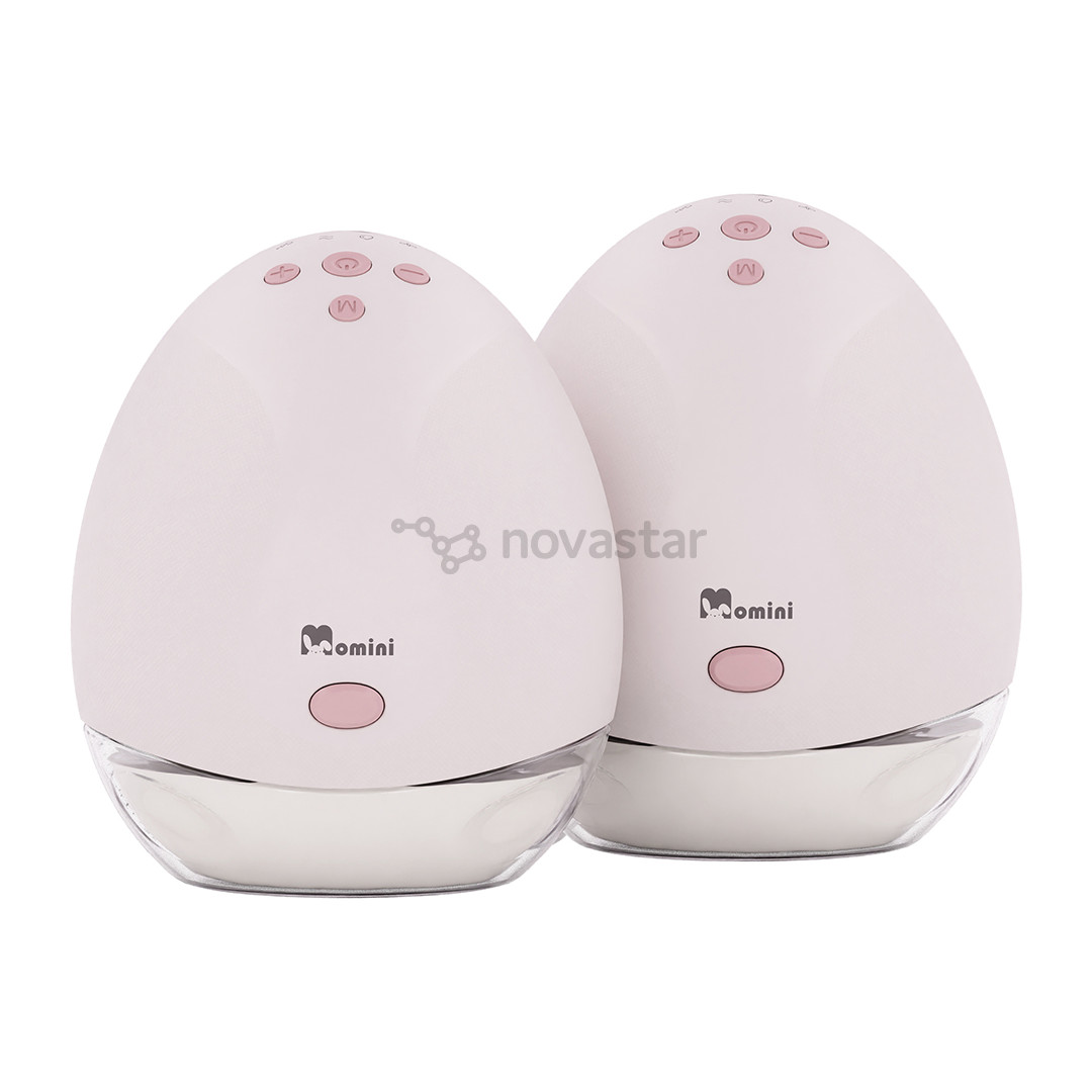 Momini TwinHarmony, 2-in-1, pink - Cordless breast pump
