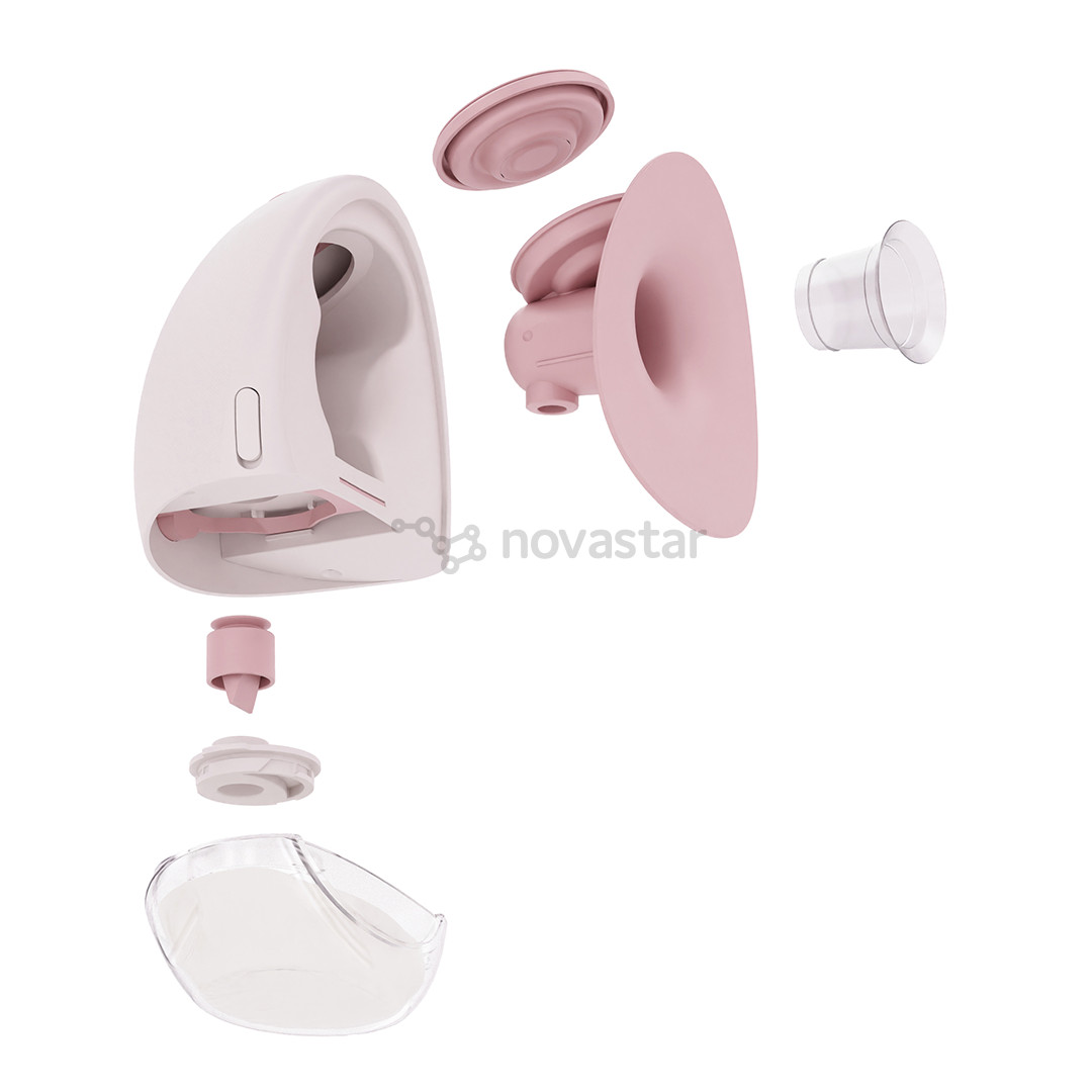 Momini TwinHarmony, 2-in-1, pink - Cordless breast pump
