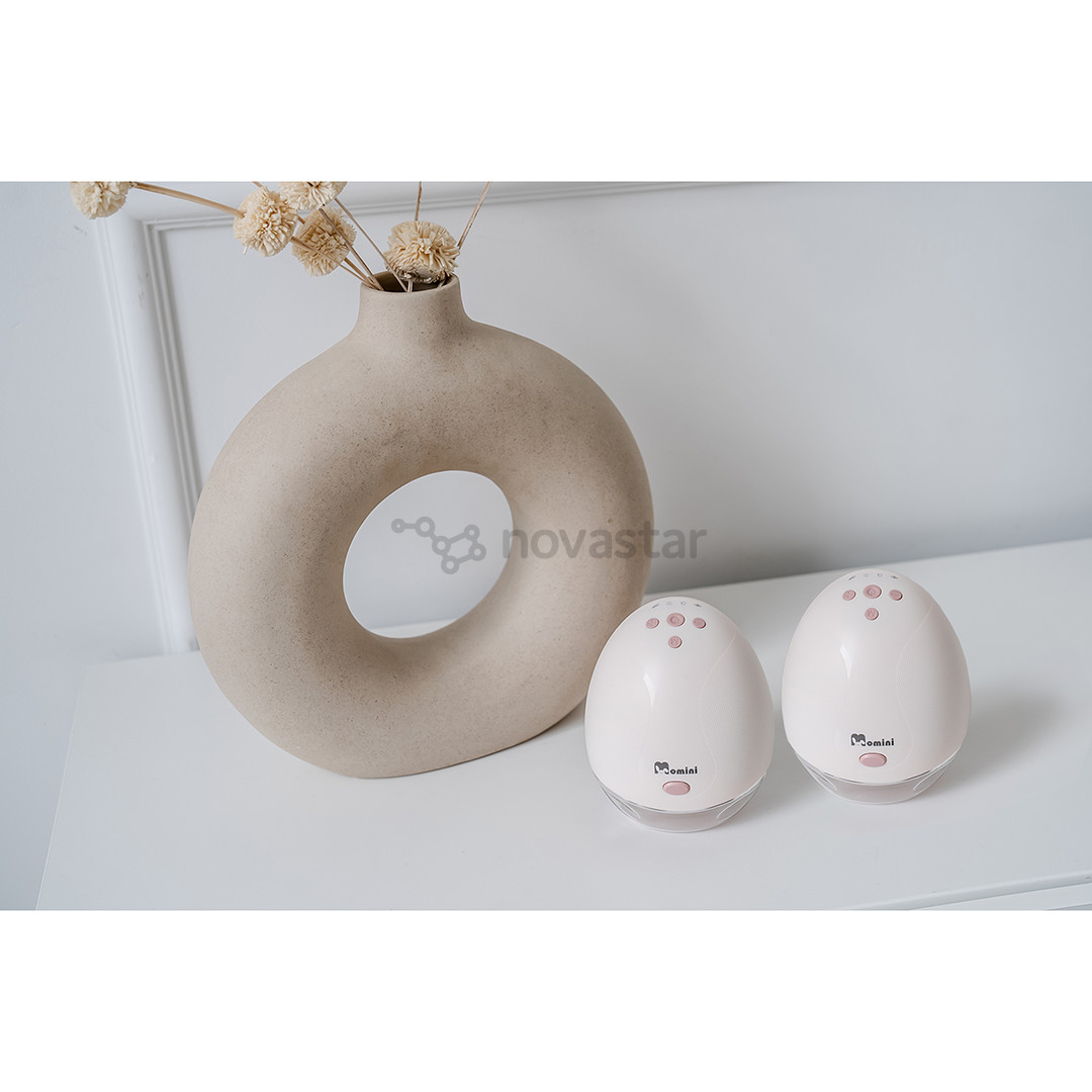 Momini TwinHarmony, 2-in-1, pink - Cordless breast pump