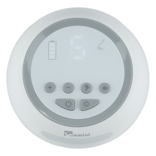Momini NoseNest, white/grey - Automatic nasal aspirator