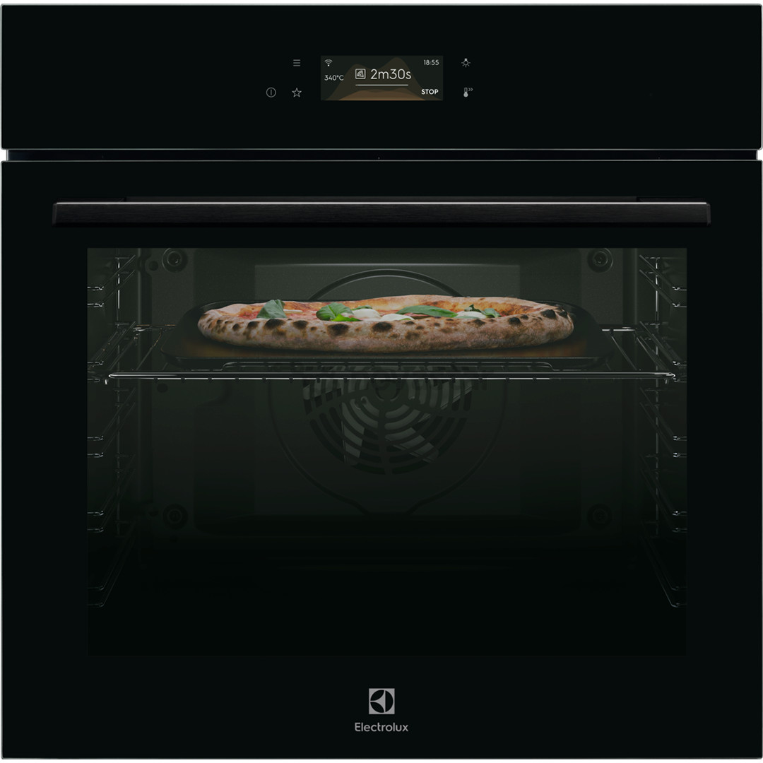 Electrolux 700 Series MealAssist with PizzaExpert 700, 72 L, pirolizė, juoda - Įmontuojama orkaitė