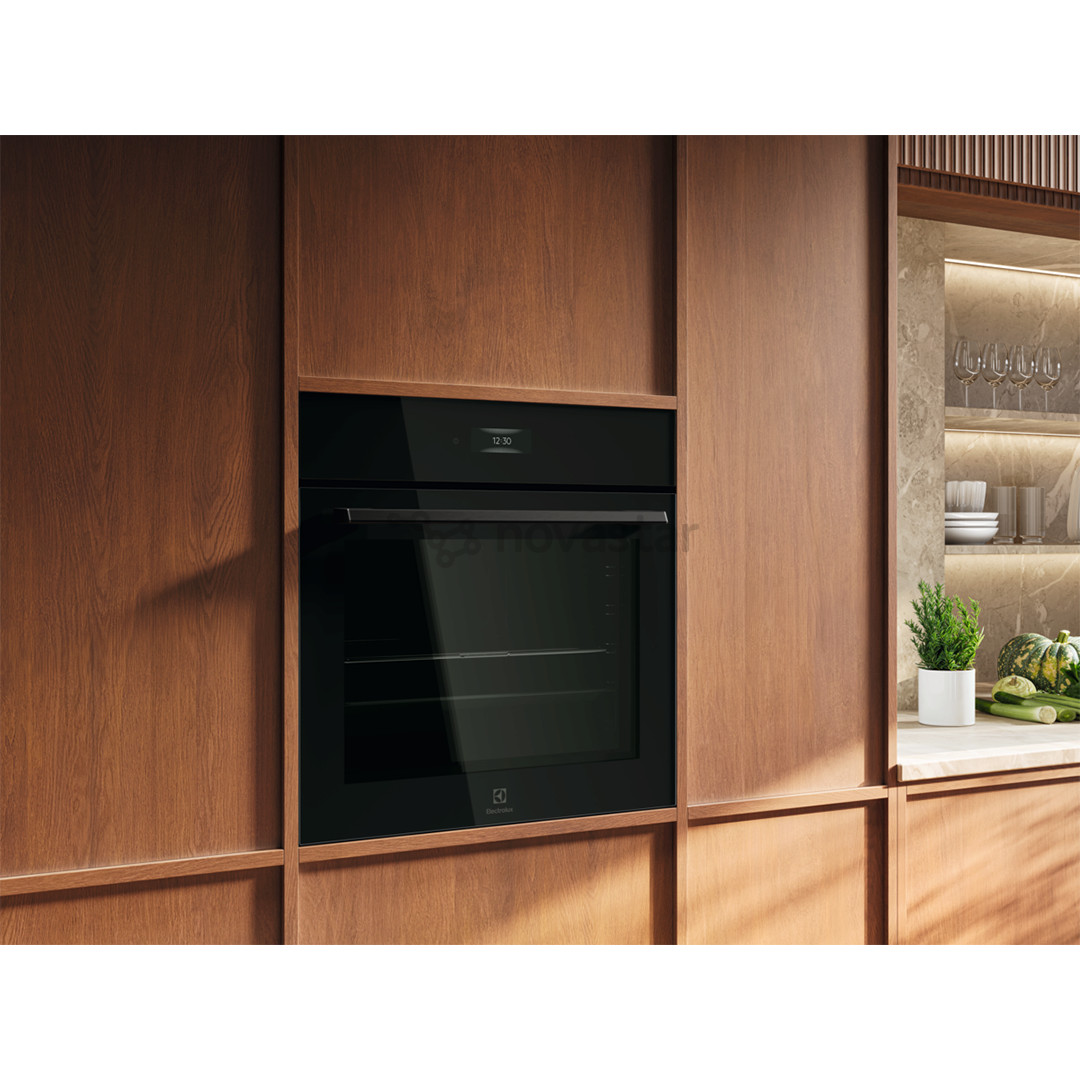 Electrolux 700 Series MealAssist with PizzaExpert 700, 72 L, pirolizė, juoda - Įmontuojama orkaitė