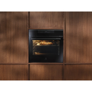 Electrolux 700 Series MealAssist with PizzaExpert 700, 72 L, pirolizė, juoda - Įmontuojama orkaitė