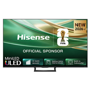 Hisense E8S, 65'', 4K UHD, ULED Mini LED, black - TV 65E8S