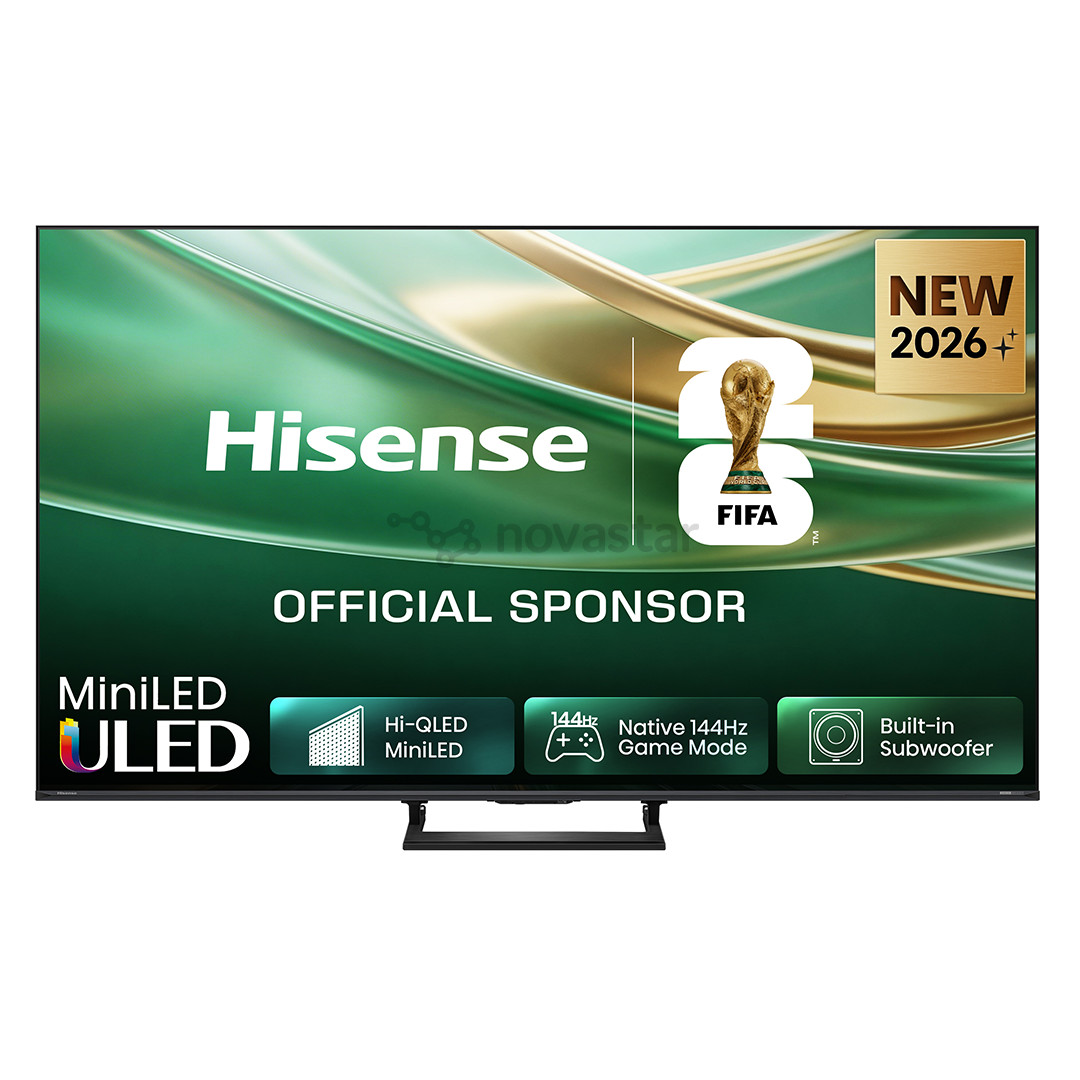 Hisense E8S, 75'', 4K UHD, ULED Mini LED, черный - Телевизор