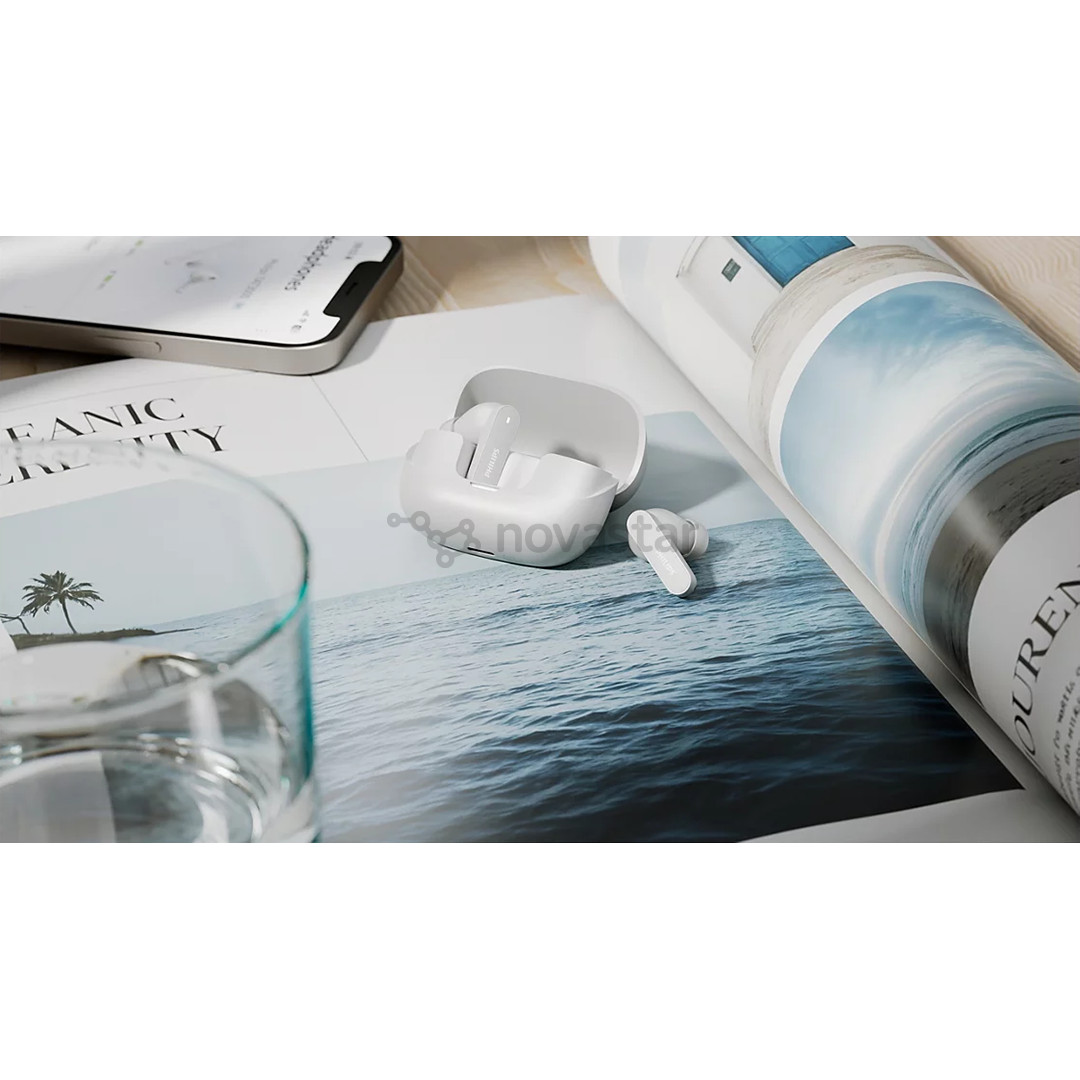Philips TAT3000, белый - Полностью беспроводные наушники