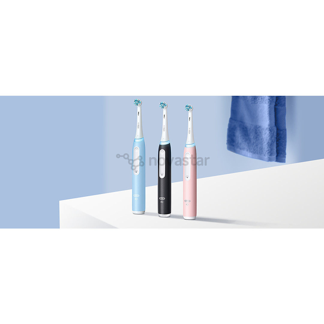Braun Oral-B iO3, juodas - Elektrinis dantų šepetėlis