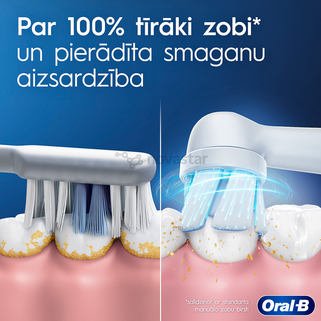 Braun Oral-B iO2, rožinio aukso spalvos - Elektrinis dantų šepetėlis