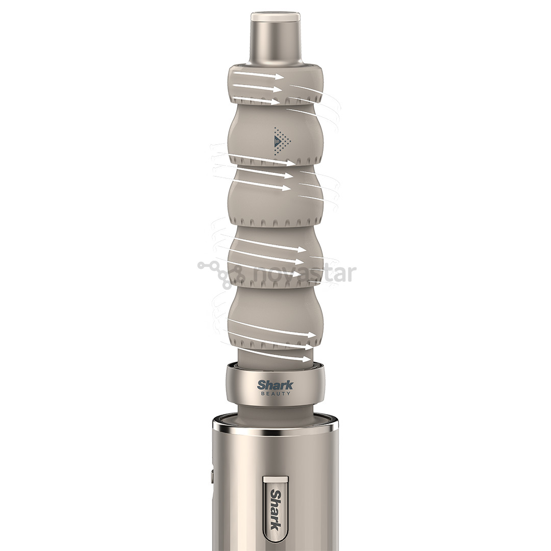 Shark FlexStyle 32 mm, smėlio spalvos - Auto-Wrap garbanojimo antgaliai