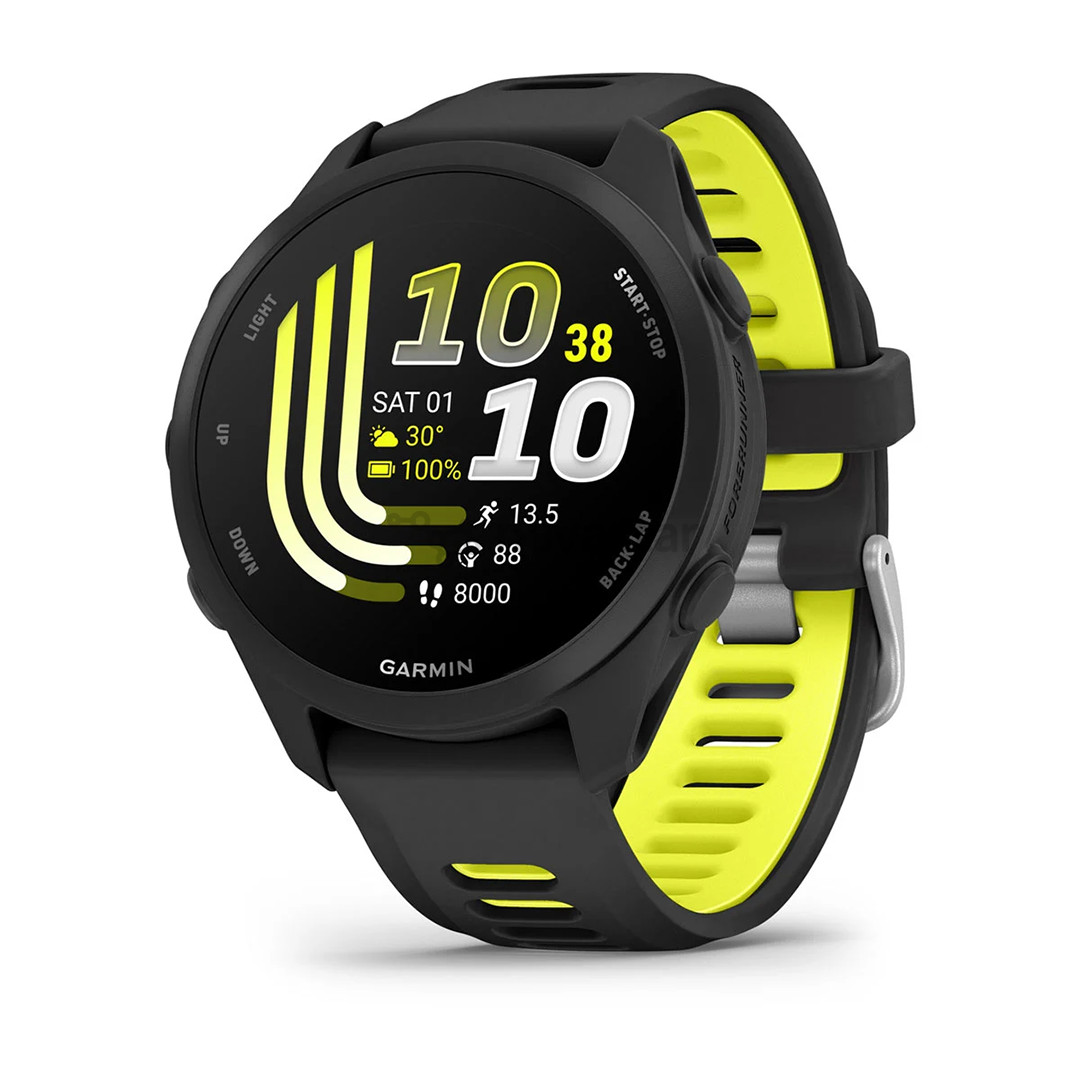 Garmin Forerunner 170, черный/желтый - Спортивные часы