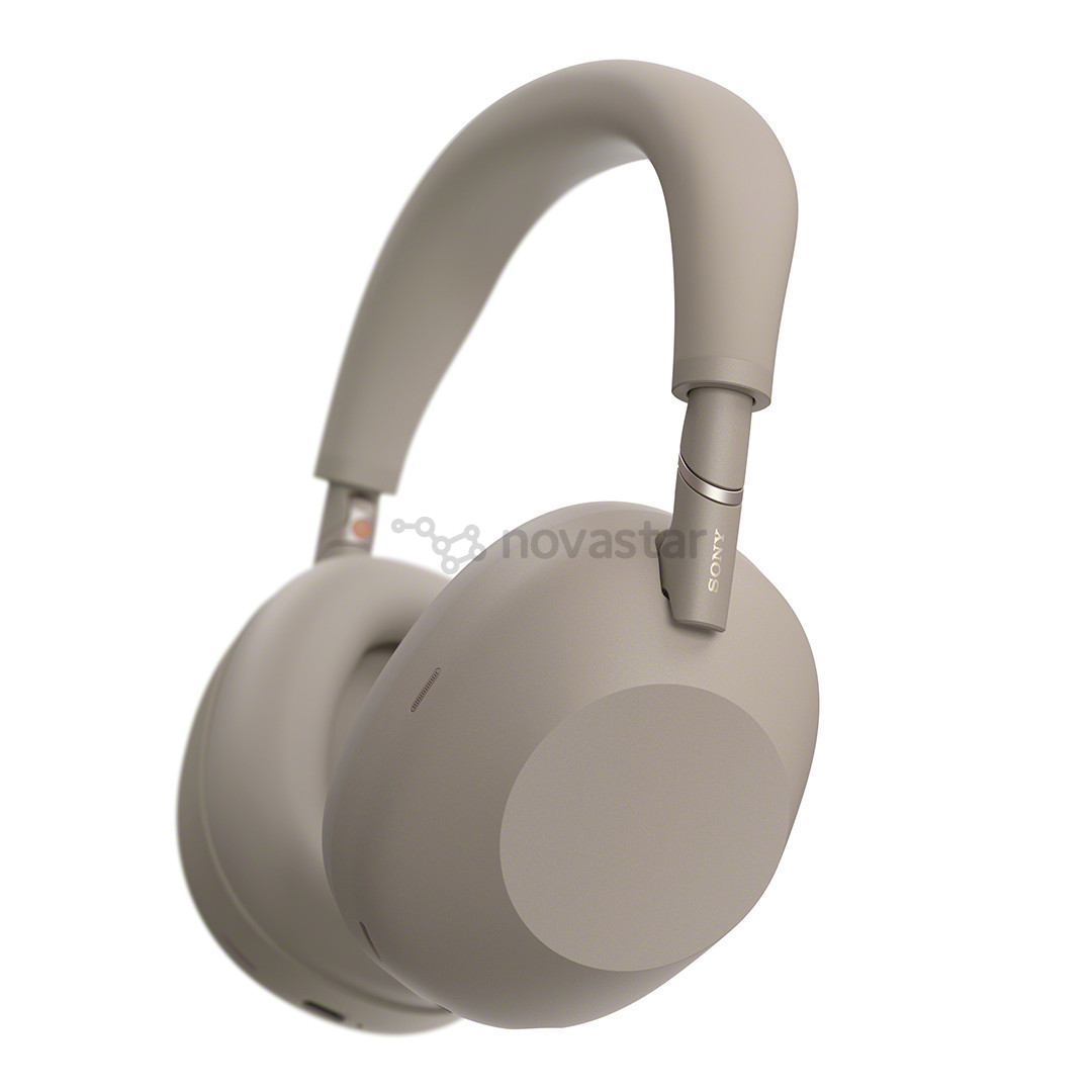 Sony WH-1000XM6, smėlio spalvos - Belaidės ausinės