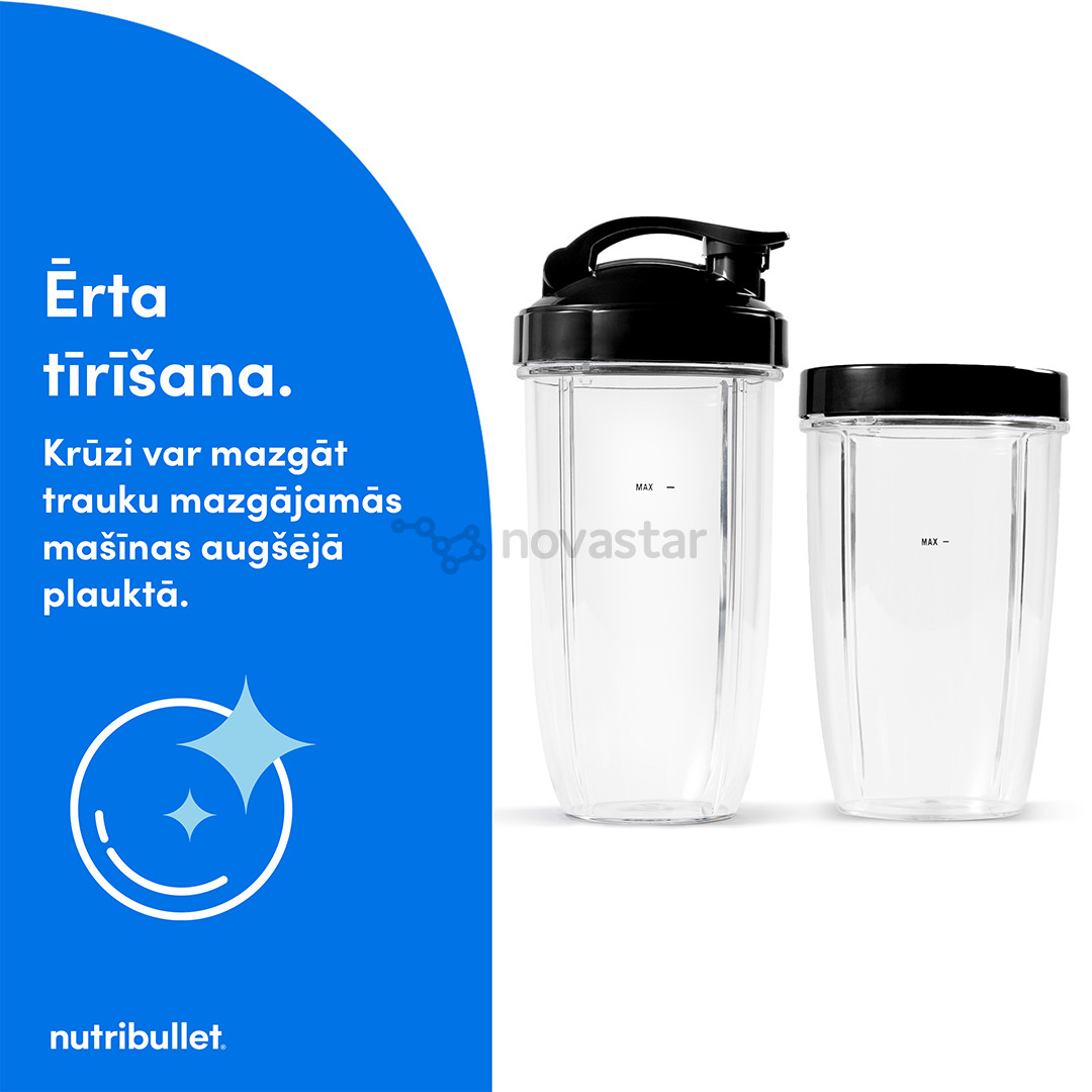 Nutribullet Pro, 900 W, 0,95 L, juodas - Trintuvas