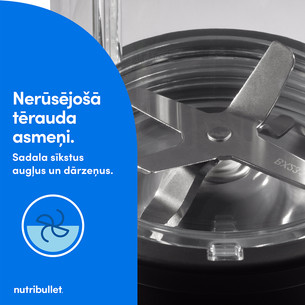 Nutribullet Pro, 900 W, 0,95 L, juodas - Trintuvas