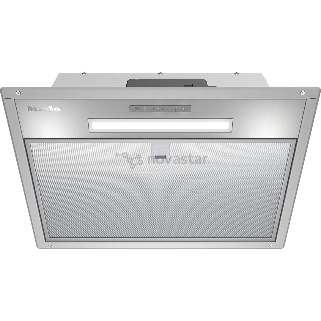Miele 675 m³/val., plotis 53,2 cm, nerūdijančio plieno - Įmontuojamas gartraukis