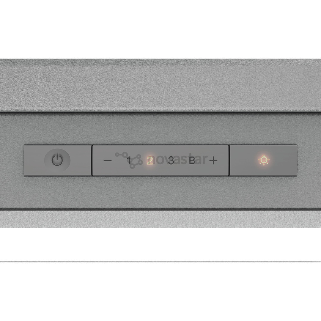 Miele 675 m³/val., plotis 53,2 cm, nerūdijančio plieno - Įmontuojamas gartraukis