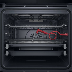 Whirlpool, 73 L, pirolizė, juoda - Įmontuojama orkaitė