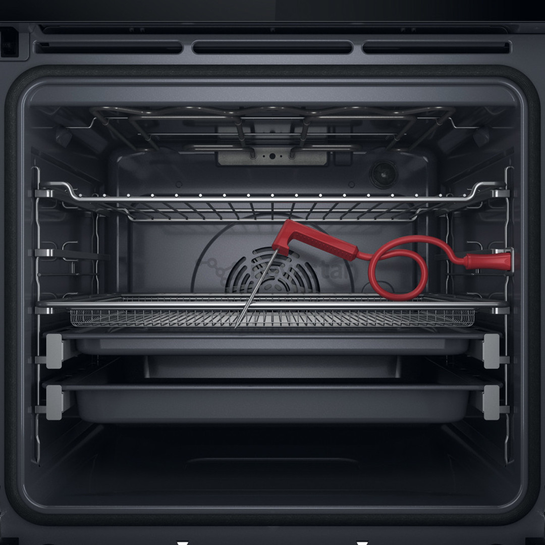 Whirlpool, 73 L, pirolizė, juoda - Įmontuojama orkaitė
