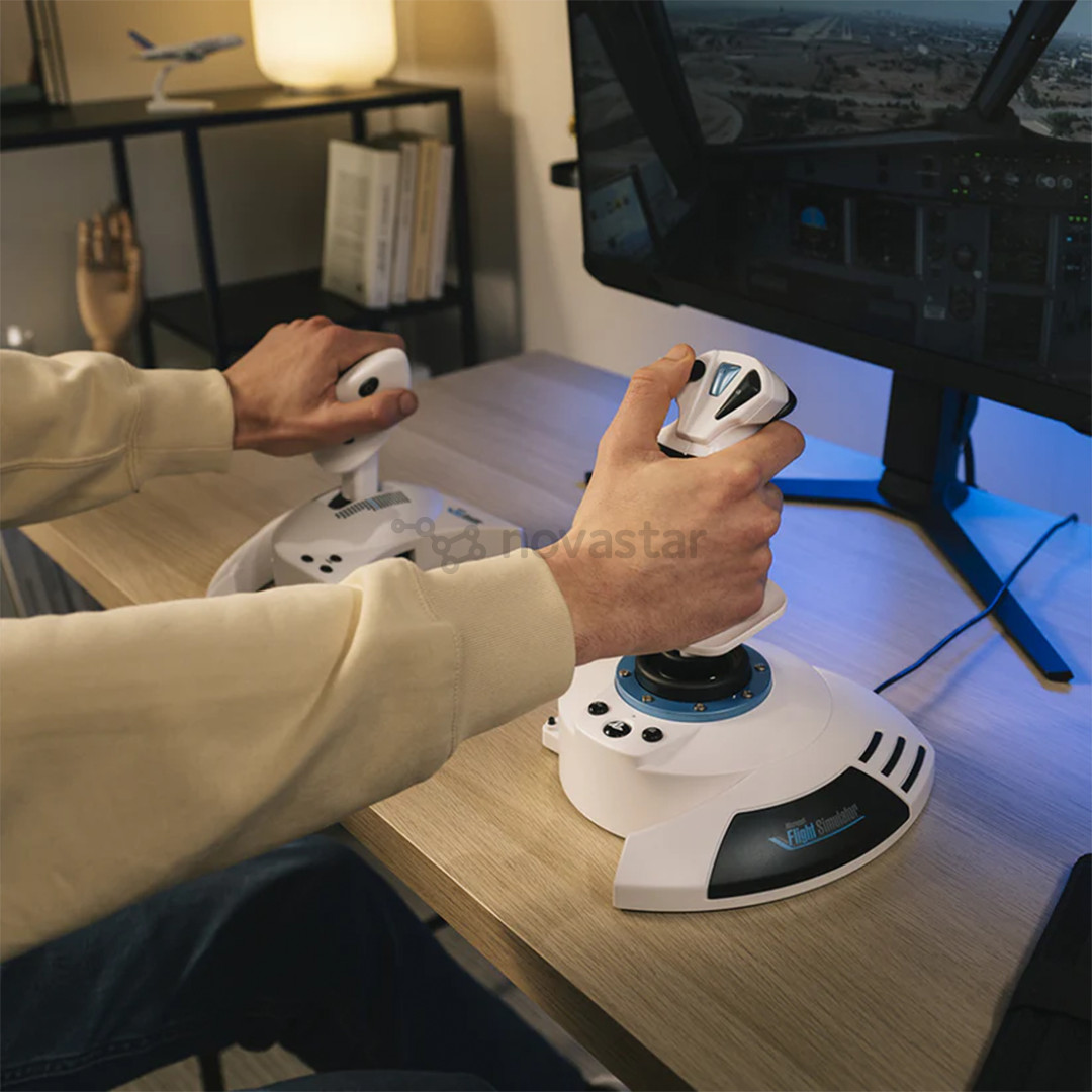 Flight Hotas 5 Microsoft Flight Simulator Edition, PS5, PS4, PC, balta - Vairalazdė