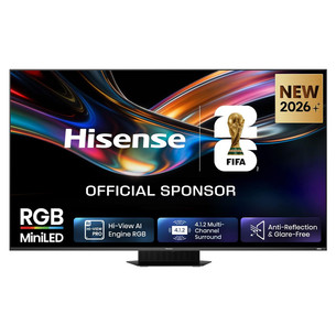 Hisense UR9S, 85'', 4K UHD, RGB Mini LED, black - TV 85UR9S