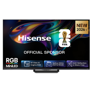 Hisense UR8S, 75'', 4K UHD, RGB Mini LED, juodas - Televizorius 75UR8S