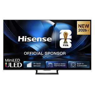Hisense U7SE, 55'', 4K UHD, ULED Mini LED, black - TV 55U7SE
