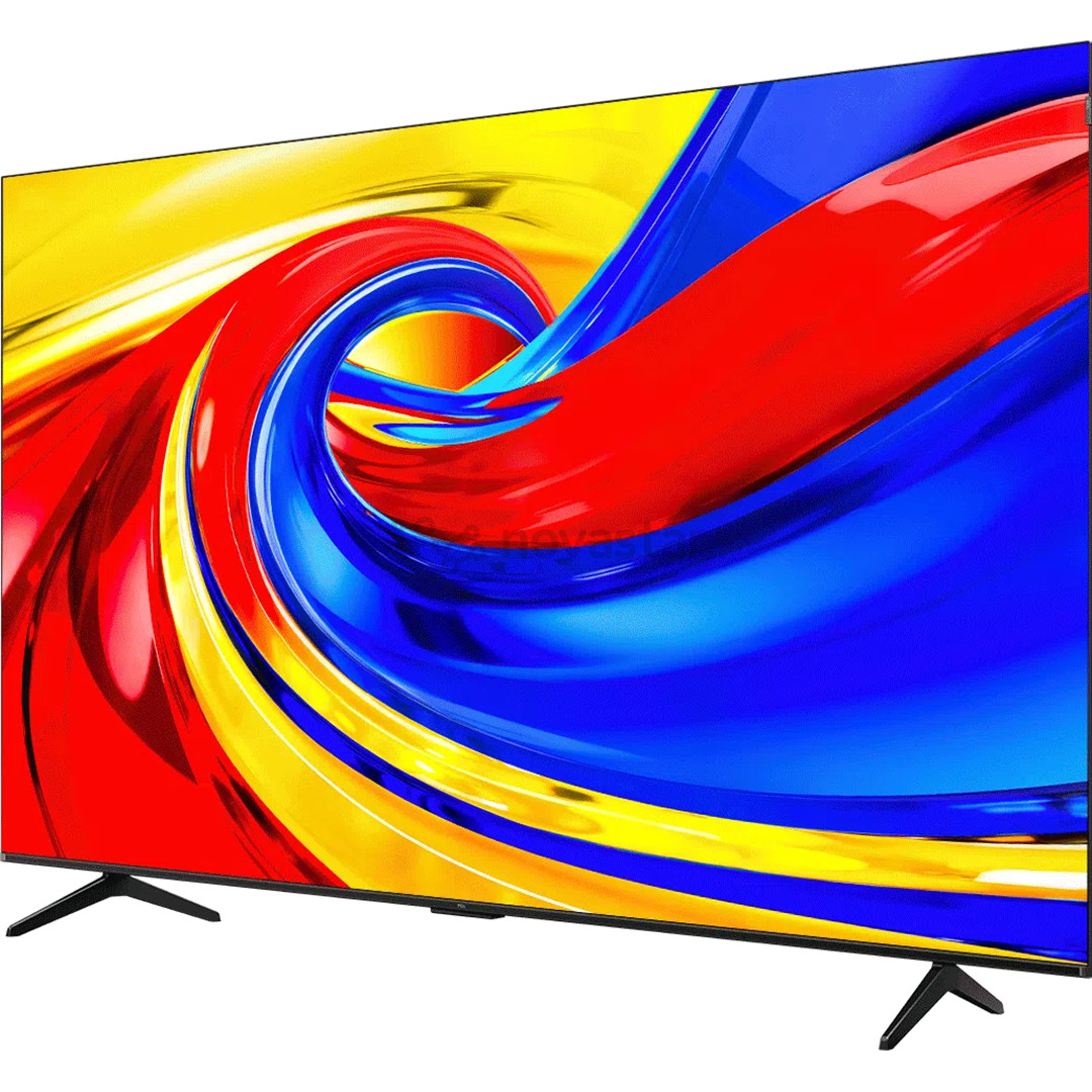 TCL P79L, 75", 4K UHD, QLED, black - TV