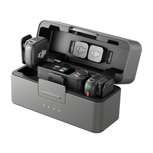 DJI Mic 3 (2 TX + 1 RX + Charging Case), gray - Wireless microphone