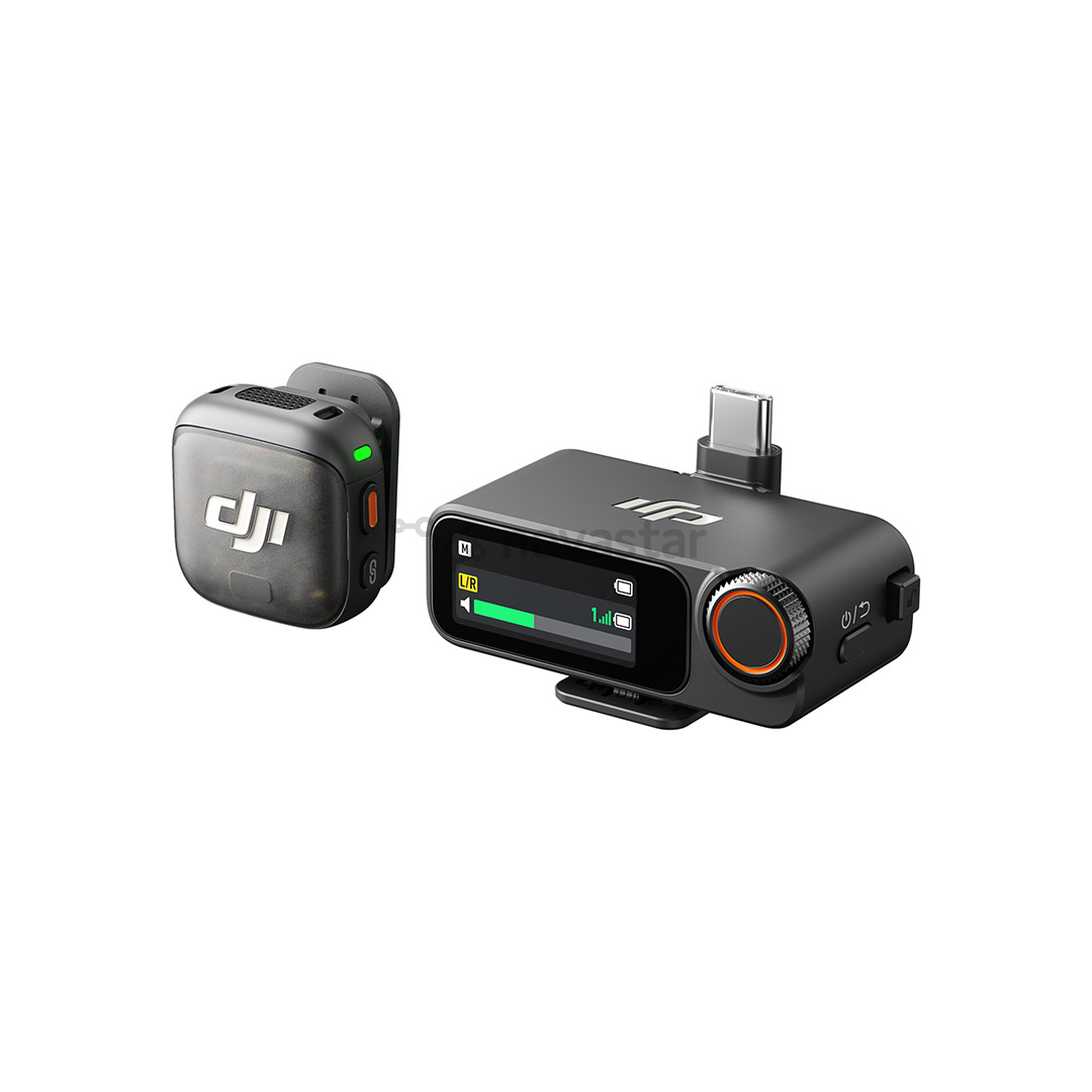 DJI Mic 3 (1 TX + 1 RX), gray - Wireless microphone CP.RN.00000479