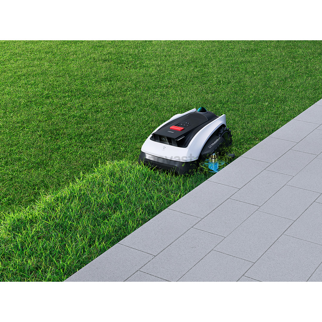 Ecovacs GOAT O1200 LiDAR PRO, белый/черный - Робот-газонокосилка без ограничительного кабеля + набор аксессуаров