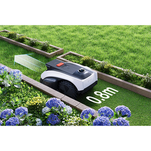 Ecovacs GOAT O1200 LiDAR PRO, белый/черный - Робот-газонокосилка без ограничительного кабеля + набор аксессуаров