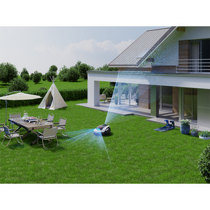 Ecovacs GOAT O1200 LiDAR PRO, белый/черный - Робот-газонокосилка без ограничительного кабеля + набор аксессуаров