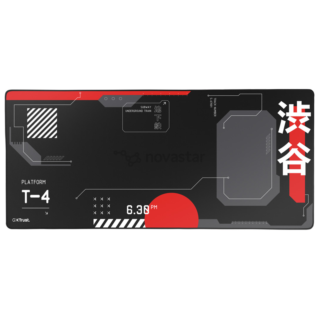 Trust GXT 759 XXL Gaming Mousepad, juodas/raudonas - Pelės kilimėlis