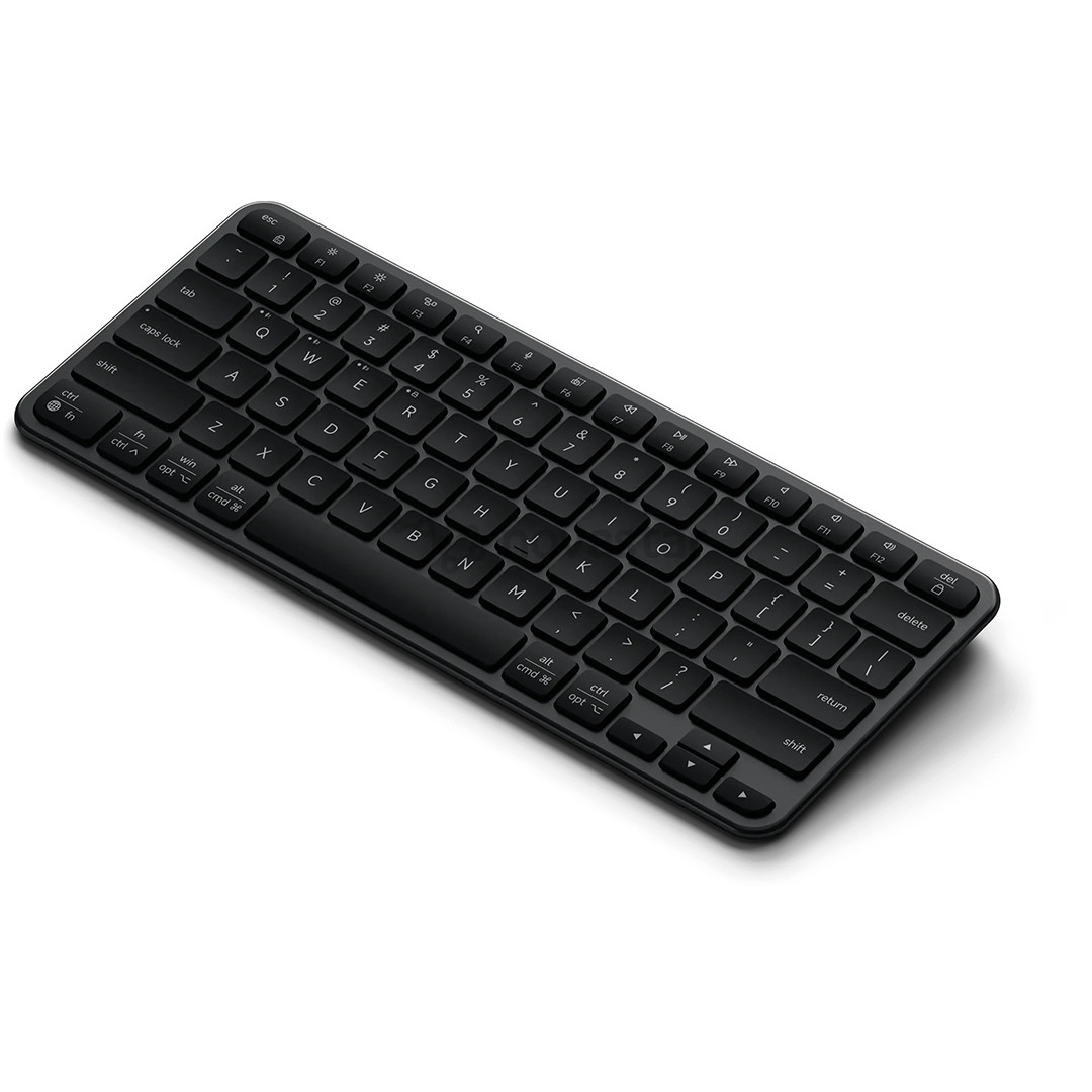 Satechi Slim EX1, SWE, juoda - Belaidė klaviatūra