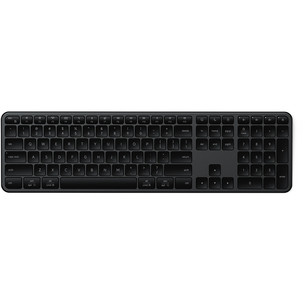 Satechi Slim EX3, US, juoda - Belaidė klaviatūra