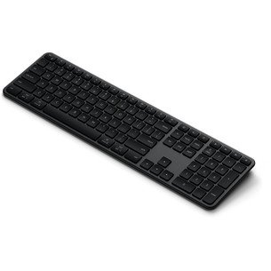 Satechi Slim EX3, US, juoda - Belaidė klaviatūra