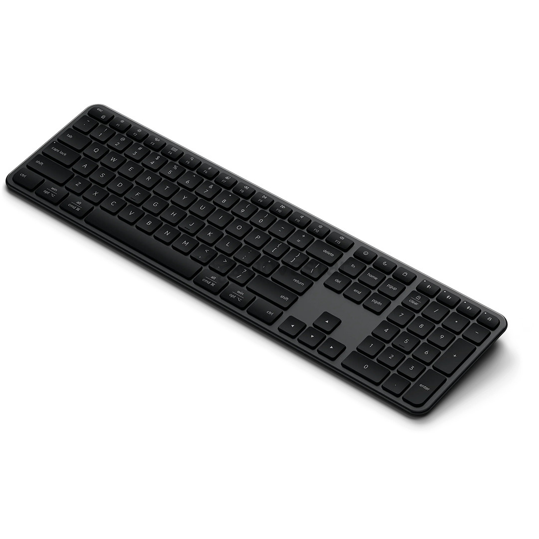 Satechi Slim EX3, US, juoda - Belaidė klaviatūra