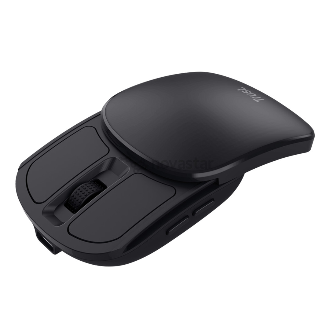 Trust Zylo Foldable Pocket Mouse, juoda - Belaidė pelė