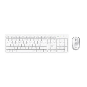 Trust Ody II Silent, SWE, white - Wireless mouse and keyboard 25723