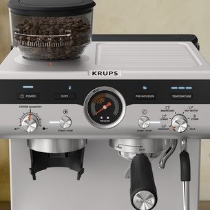Krups Precision, pilkas/juodas - Kavos aparatas