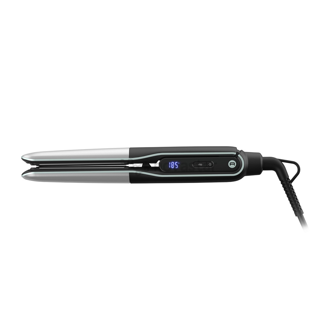 Rowenta Thermostyle 2-in-1, juodas/pilkas - Plaukų tiesintuvas