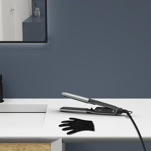 Rowenta Thermostyle 2-in-1, juodas/pilkas - Plaukų tiesintuvas