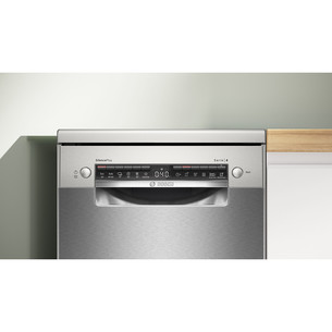 Bosch, Series 4, 10 place settings, stainless steel - Free standing dishwasher