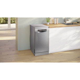 Bosch, Series 4, 10 place settings, stainless steel - Free standing dishwasher