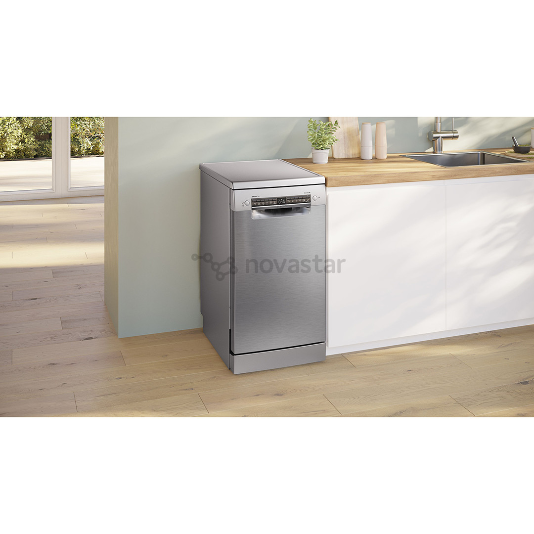Bosch, Series 4, 10 place settings, stainless steel - Free standing dishwasher