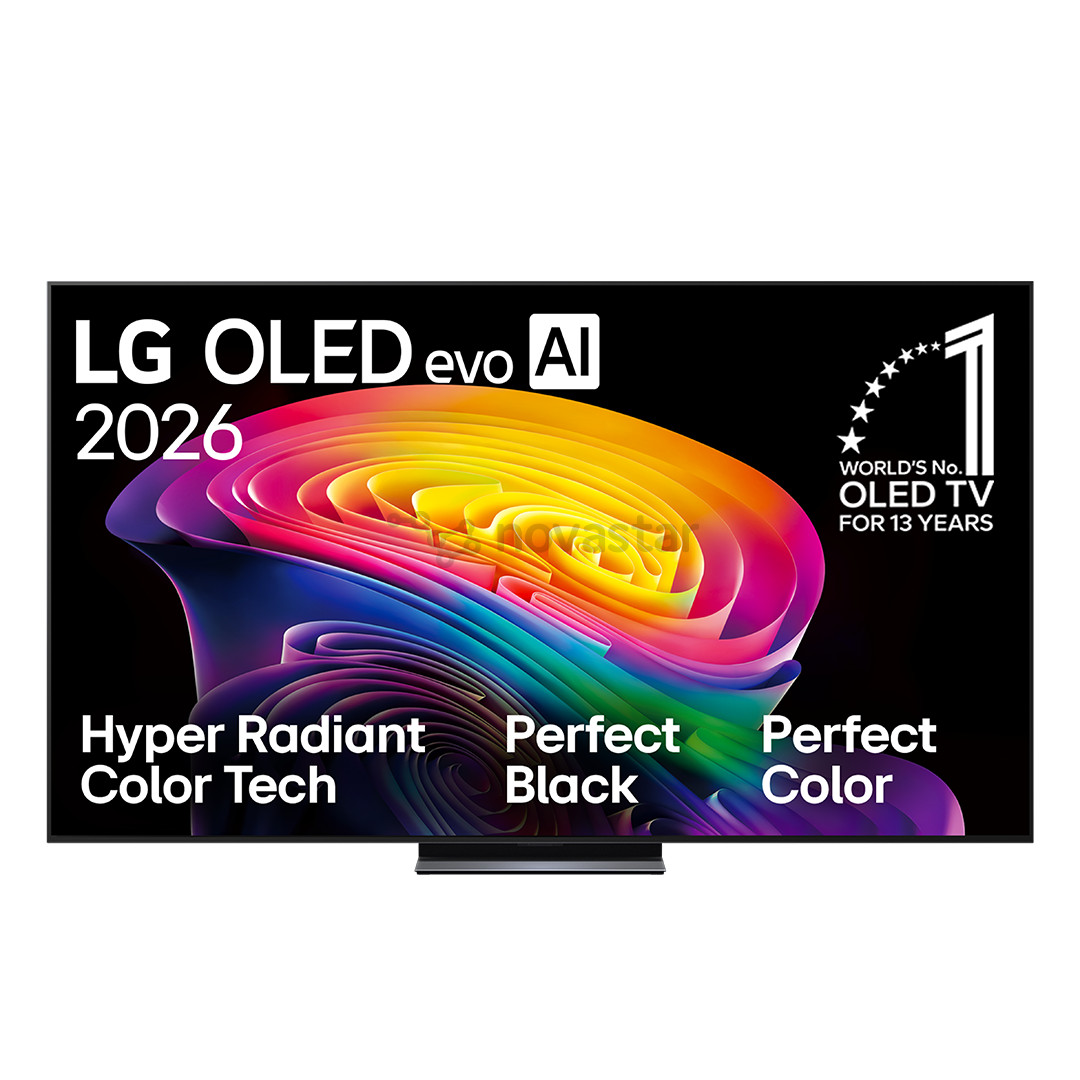 LG OLED evo AI C6, 83'', 4K UHD, OLED, dark gray - TV OLED83C61LA.AEU
