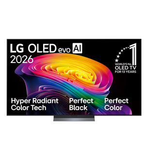 LG OLED evo AI C6, 77'', 4K UHD, OLED, dark gray - TV