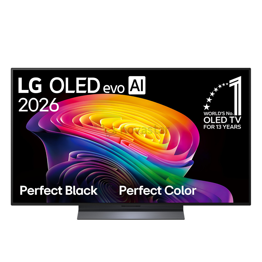LG OLED evo AI C6, 48'', 4K UHD, OLED, темно-серый - Телевизор OLED48C62LA.AEU