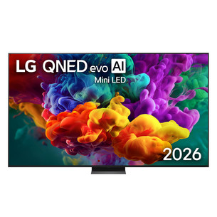 LG QNED87 evo AI, 100'', 4K UHD, QNED Mini LED, черный - Телевизор 100QNED87B3.AEU